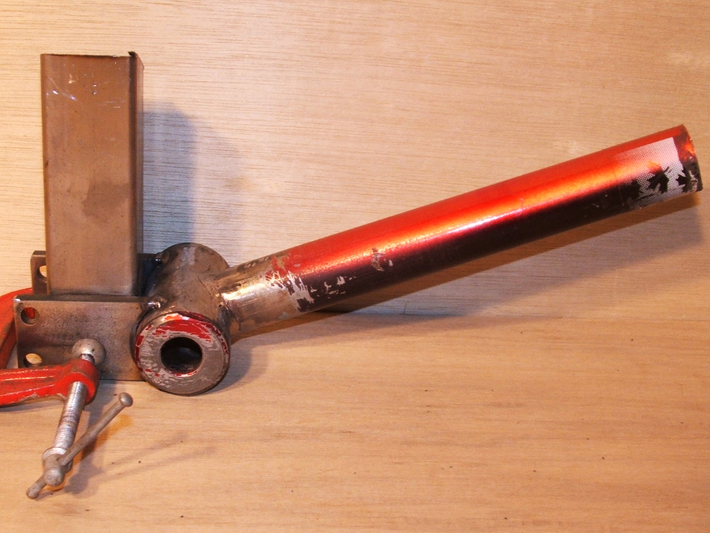 DeltaWolf Racing Trike - shifter tube angle